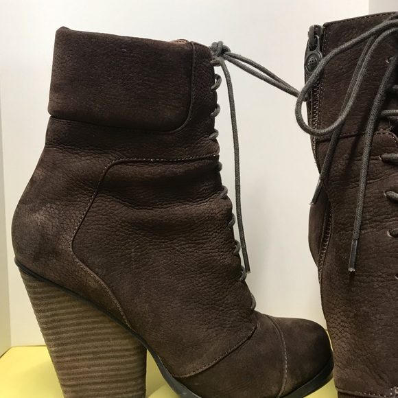 MAXSTUDIO Brown ankle booties size 7.5 - Picture 8 of 8